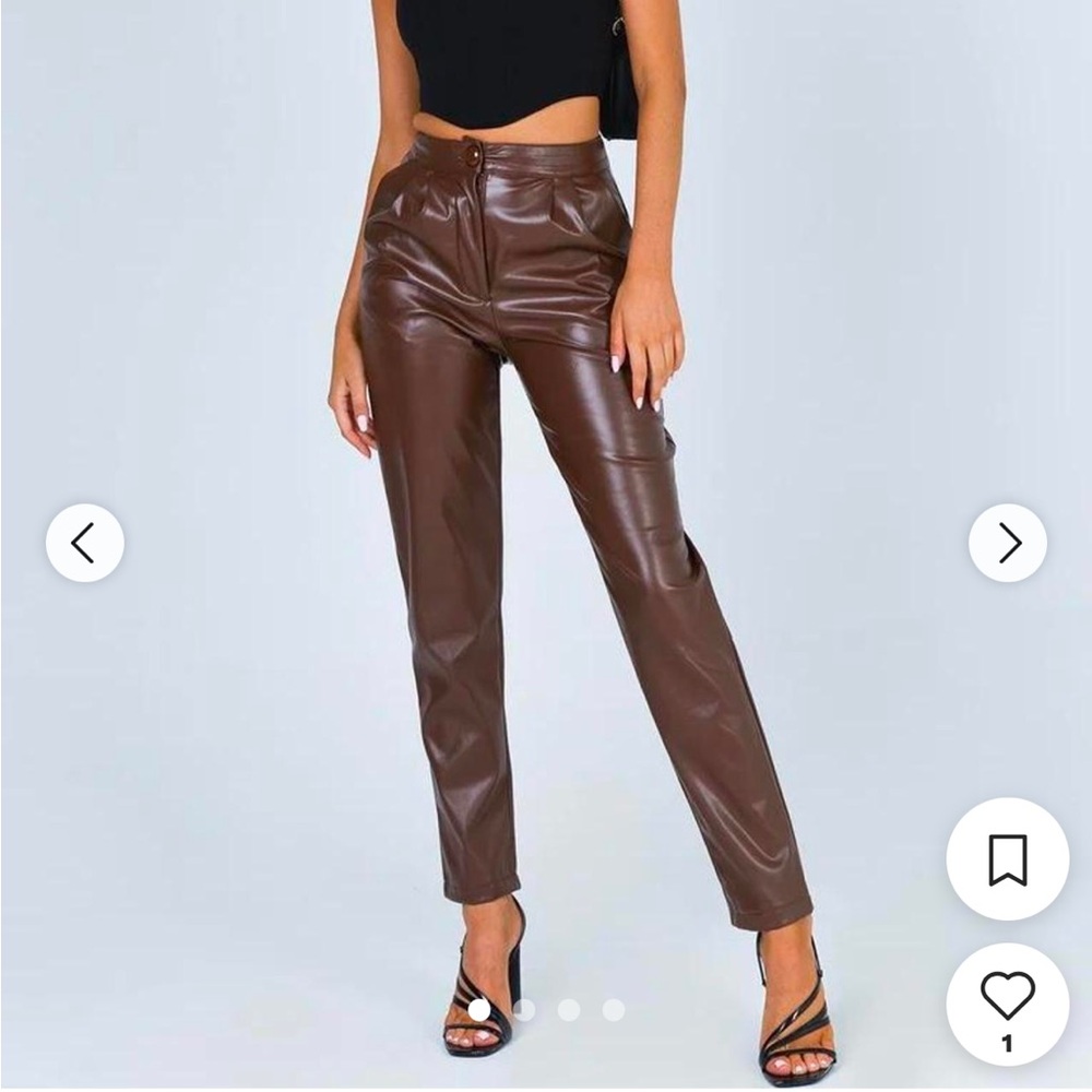 Princess Polly Women's Brown Trousers